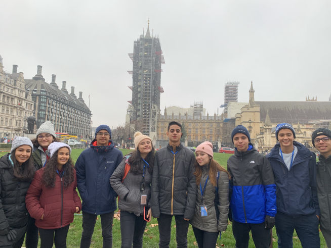 Estudiantes de Costa Rica en programa internacional en Westminster Londres, Inglaterra