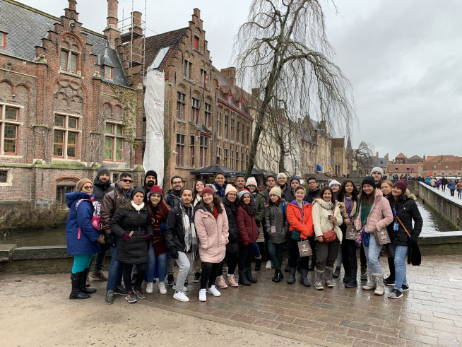 Estudiantes de Costa Rica en programa internacional en Bélgica